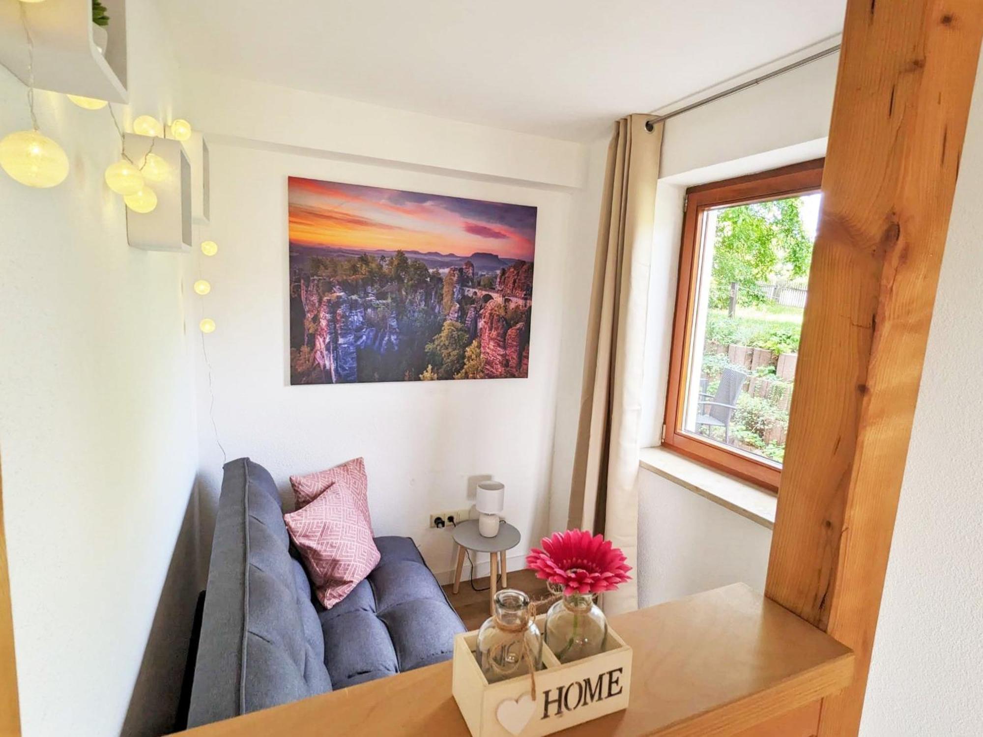 Apartament S2 - Urlaubsmagie - Am Wanderweg Mit Terrasse Sebnitz Zewnętrze zdjęcie