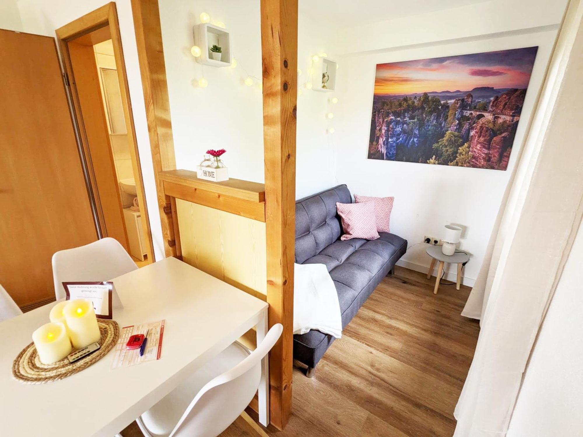 Apartament S2 - Urlaubsmagie - Am Wanderweg Mit Terrasse Sebnitz Zewnętrze zdjęcie